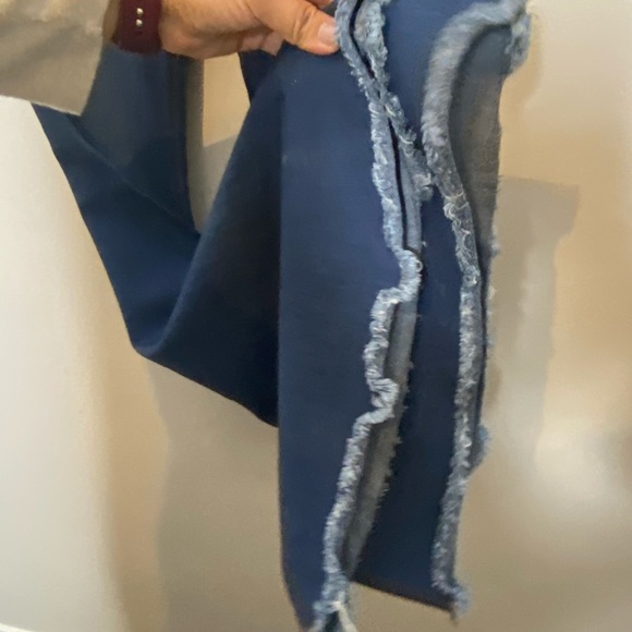 Free People Super Flare Boho Chic Raw Hem Jeans 30 - Picture 7 of 10